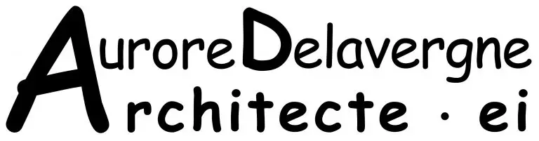 Logo archtecte aurore delavergne 1
