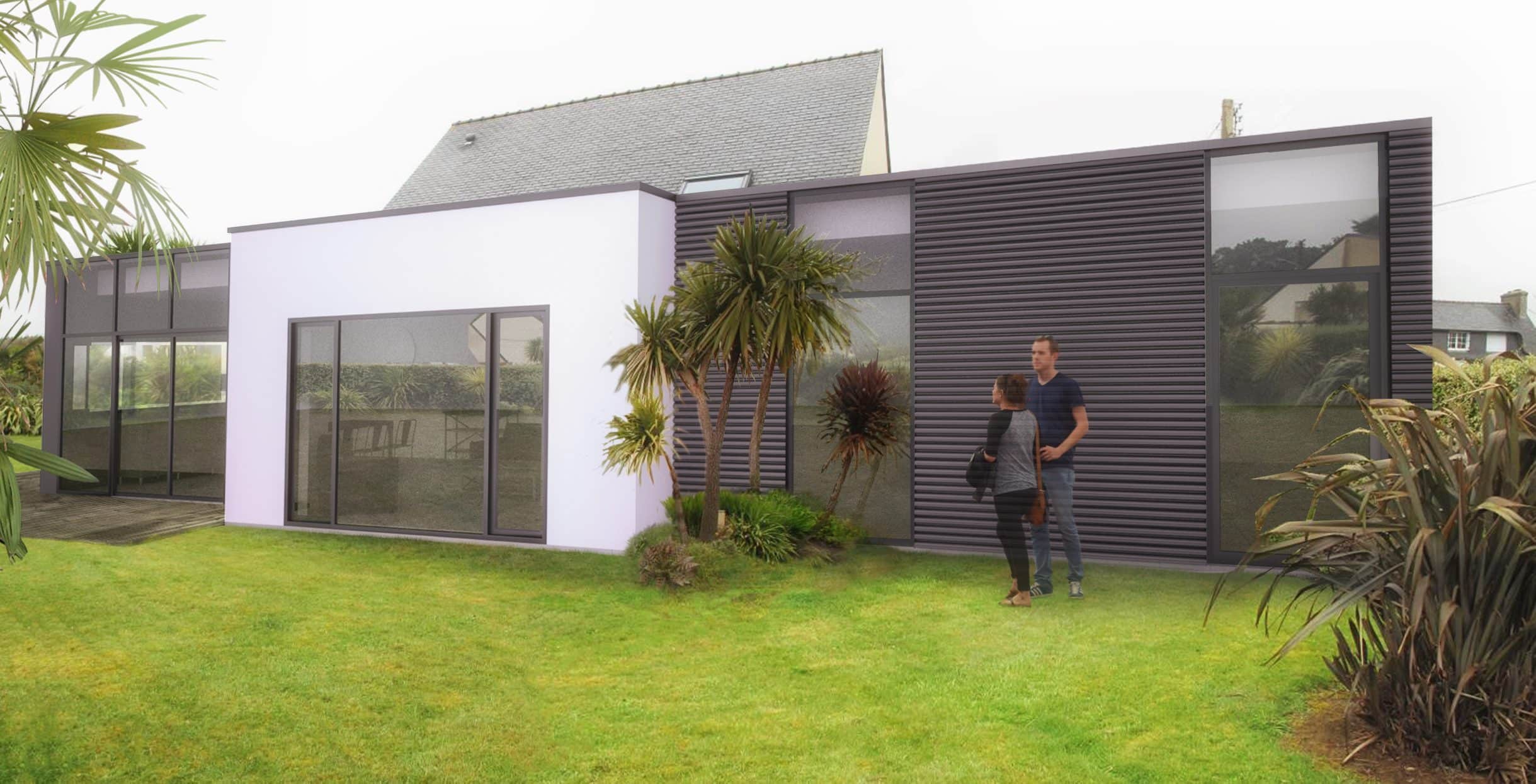 Extension sur maison traditionnelle